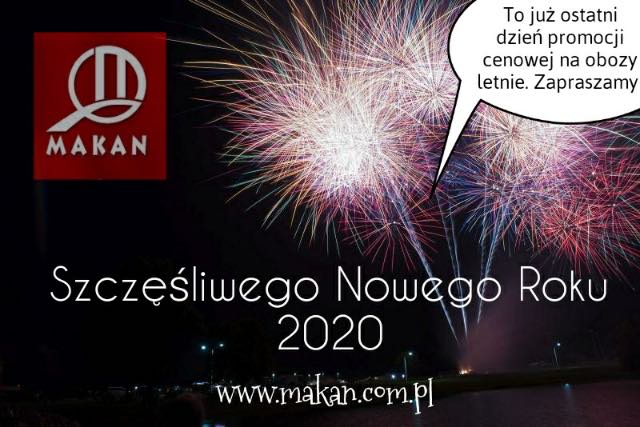 SZCZĘŚLIWEGO NOWEGO ROKU 2020 !!!